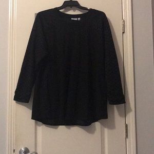 Long sleeve sweatshirt style top